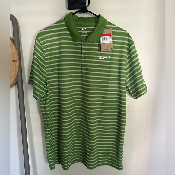 NWT - Nike Dri-Fit Victory Stripe Golf Polo - Picture 7 of 11